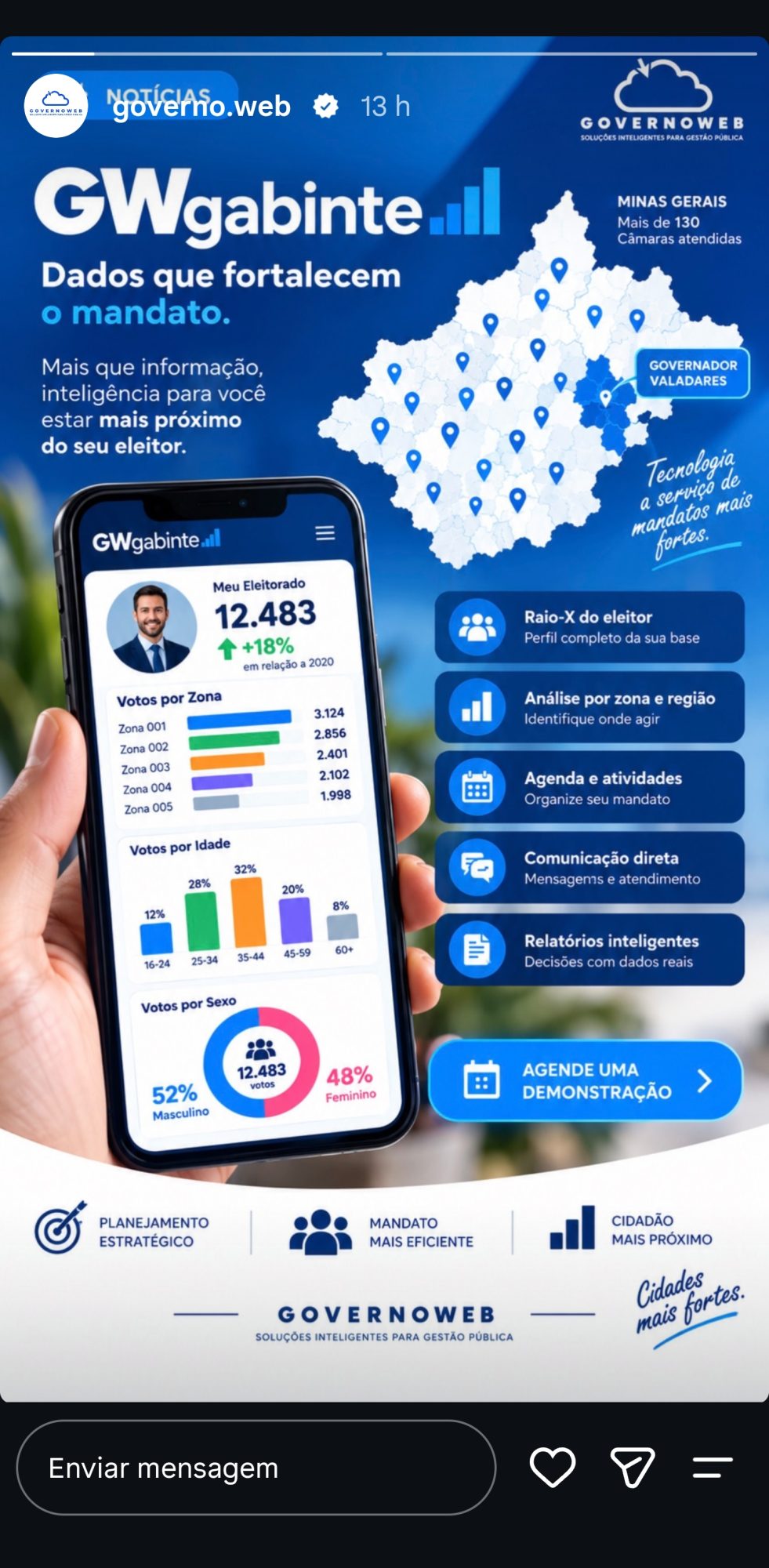 Capa: Notícia de exemplo: Prefeitura entrega nova UBS no bairro Centro